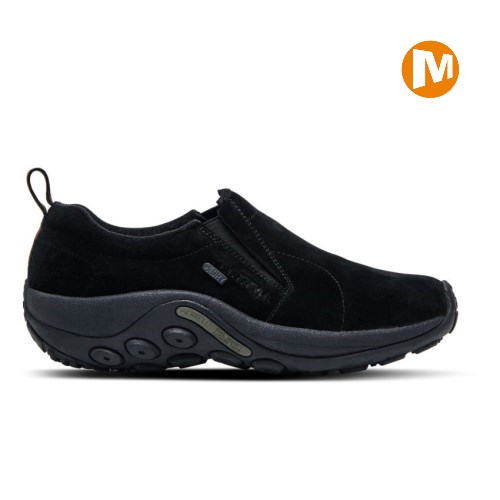 Pánské Slip On Boty Merrell Jungle Moc Waterproof Černé (CZ. NOEKQ)